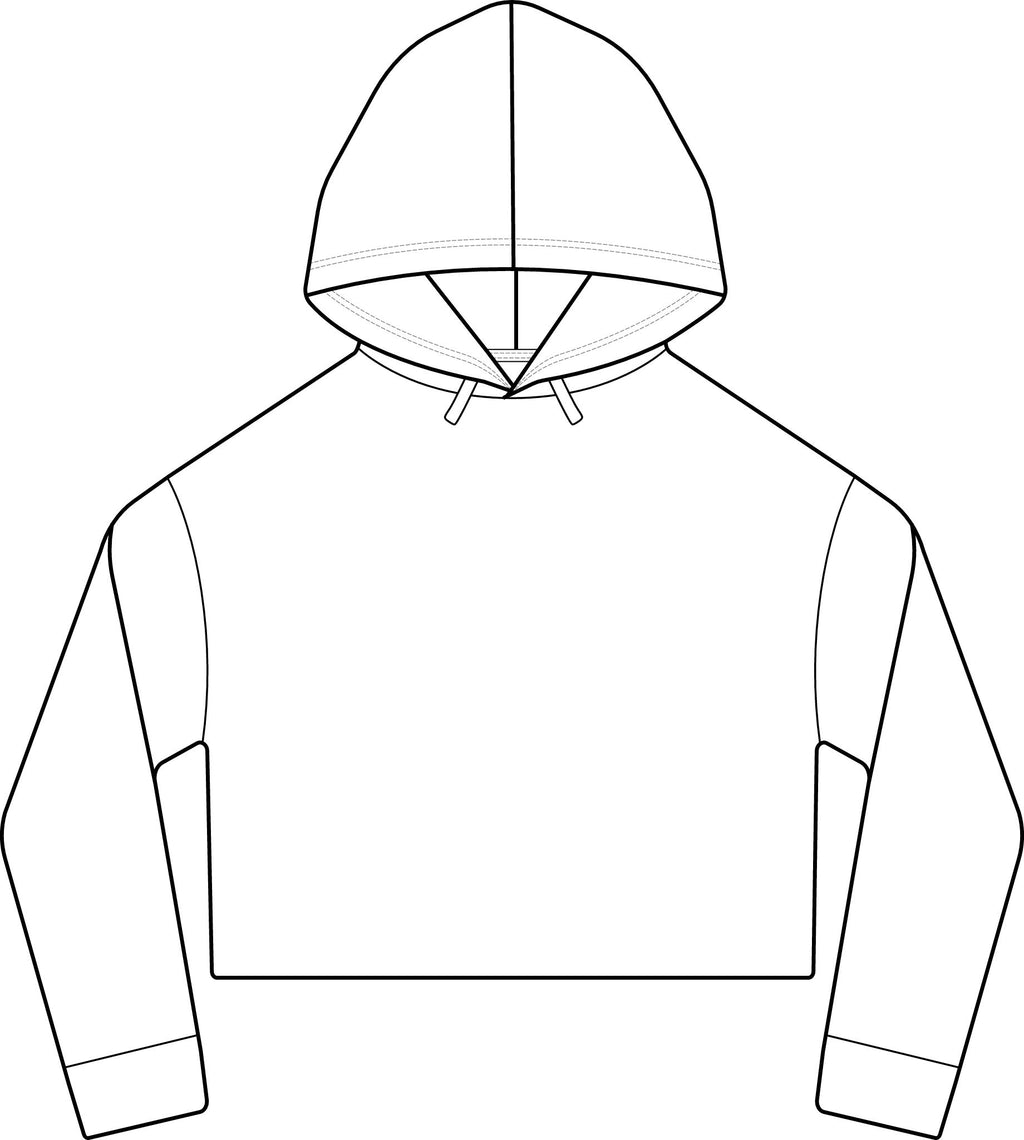 Halloween Goat Crop Hoodie — "Heifer Who?" Spooky Pumpkin & Ghosts Women's Cropped Sweatshirt