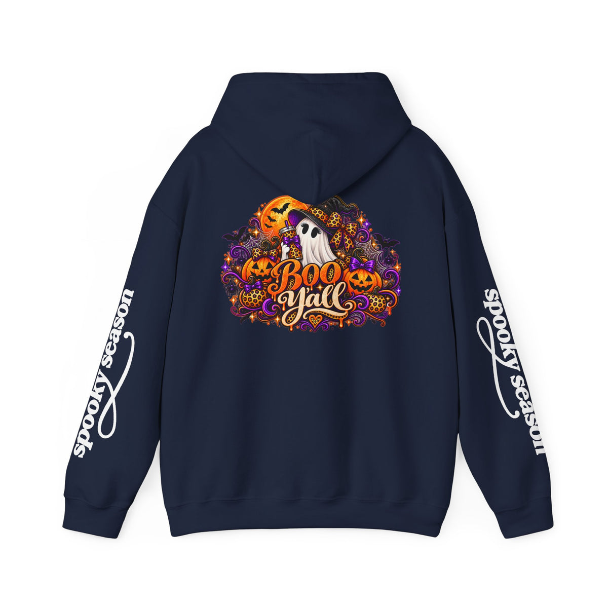 Boo Y'all Spooky Season Halloween Hoodie