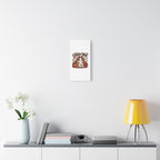 Halloween Highland Cow Ghost Matte Canvas