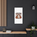 Halloween Highland Cow Ghost Matte Canvas