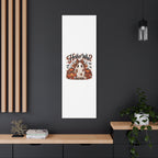 Halloween Highland Cow Ghost Matte Canvas