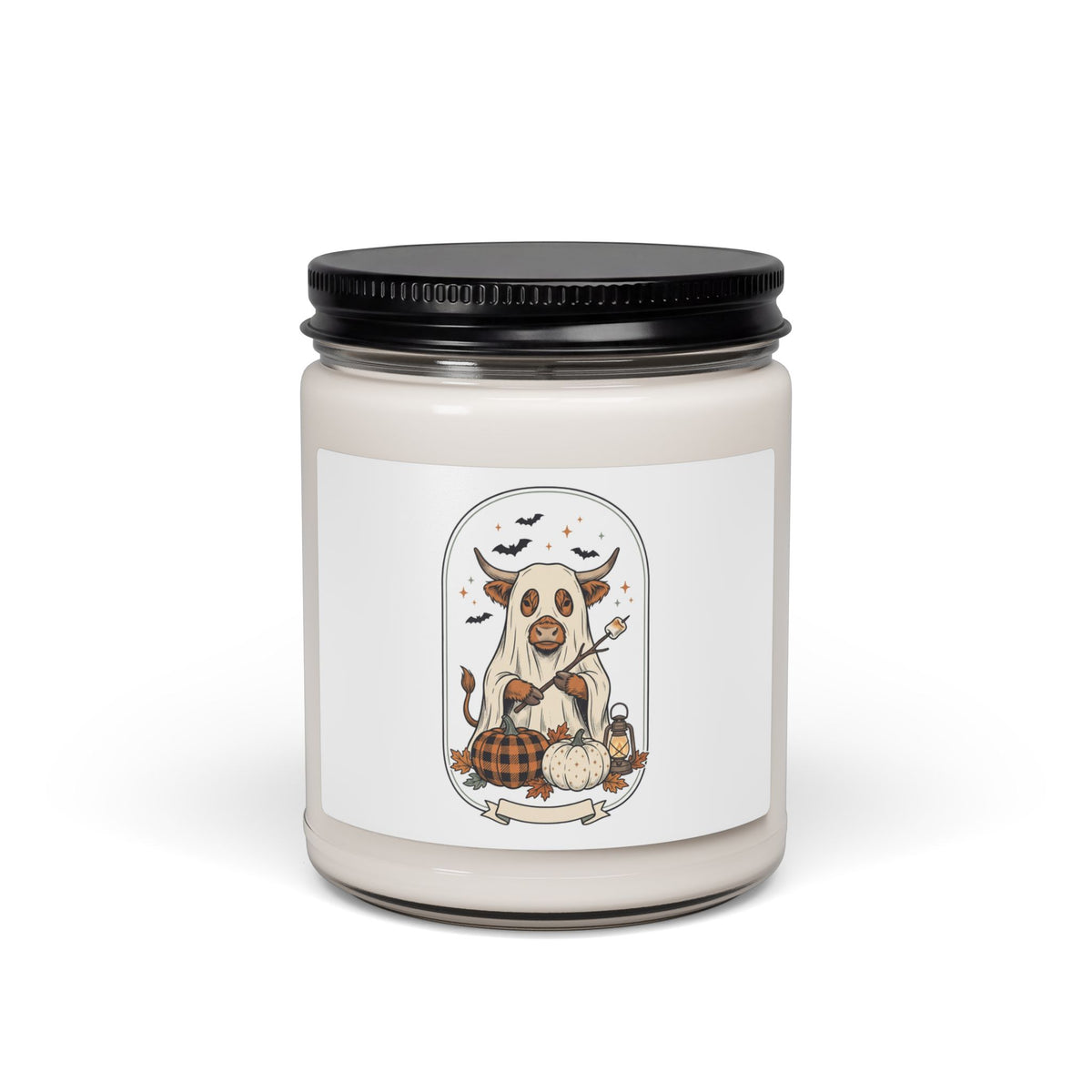 Spooky Pup Witch Candle, Soy Jar Candle | Spooky Animals Halloween Decor