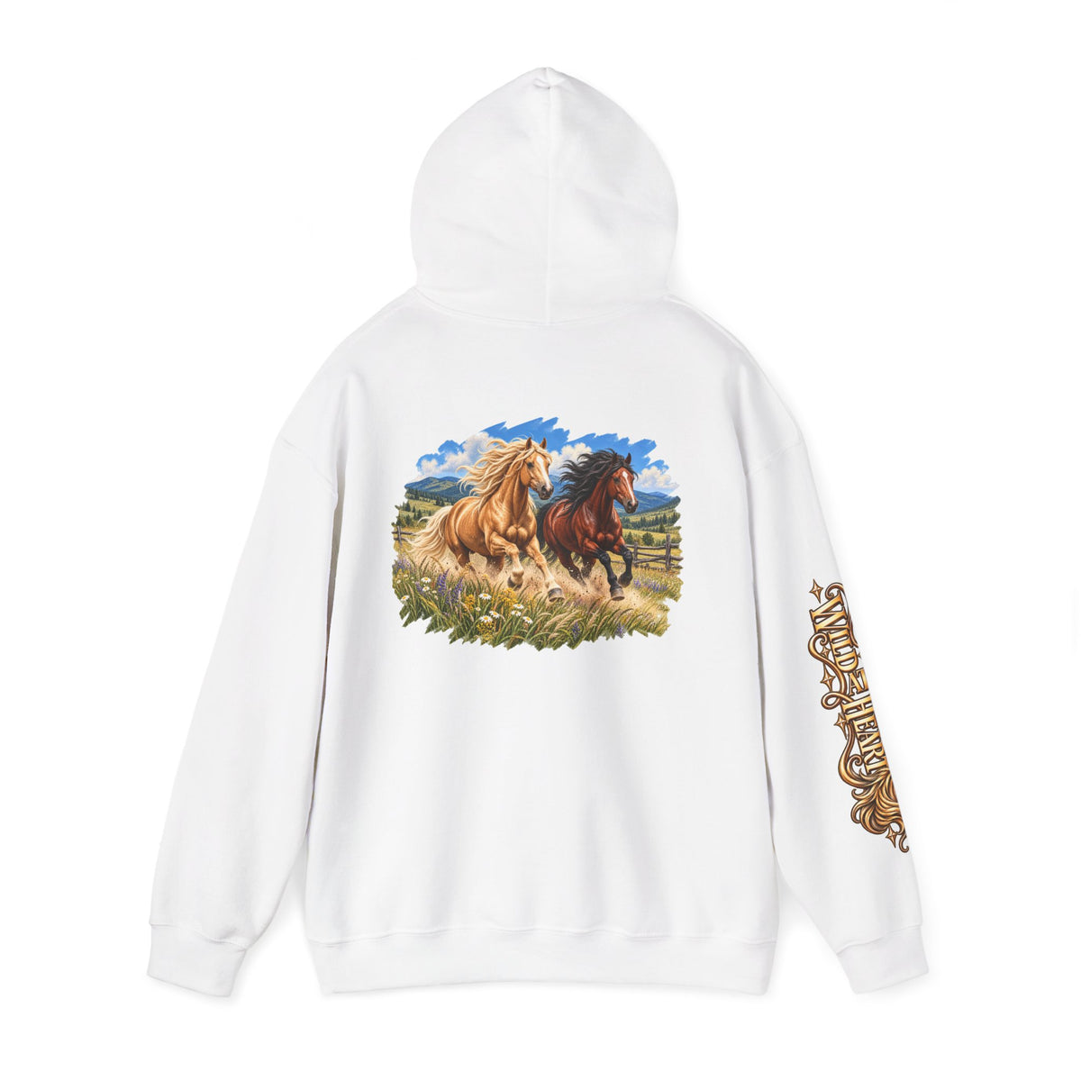 Horse Lover Western Equestrian Art Hoodie