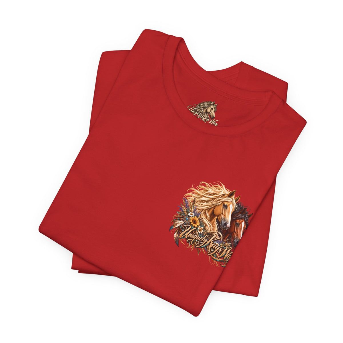 UKW Horse Collection — Vintage Equestrian Graphic T‑Shirt