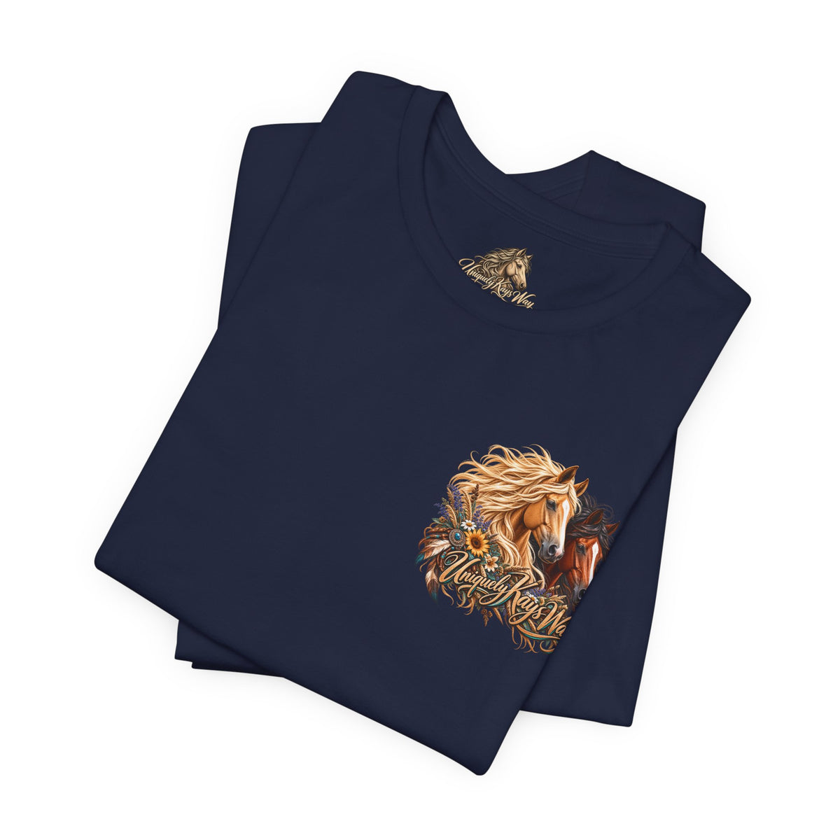 UKW Horse Collection — Vintage Equestrian Graphic T‑Shirt