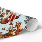 Vintage Christmas Wrapping Paper – Santa & Woodland Holiday Gift Wrap