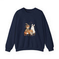 Cute Witch Fox & Ghost Bunny Halloween Sweatshirt | Spooky Animals