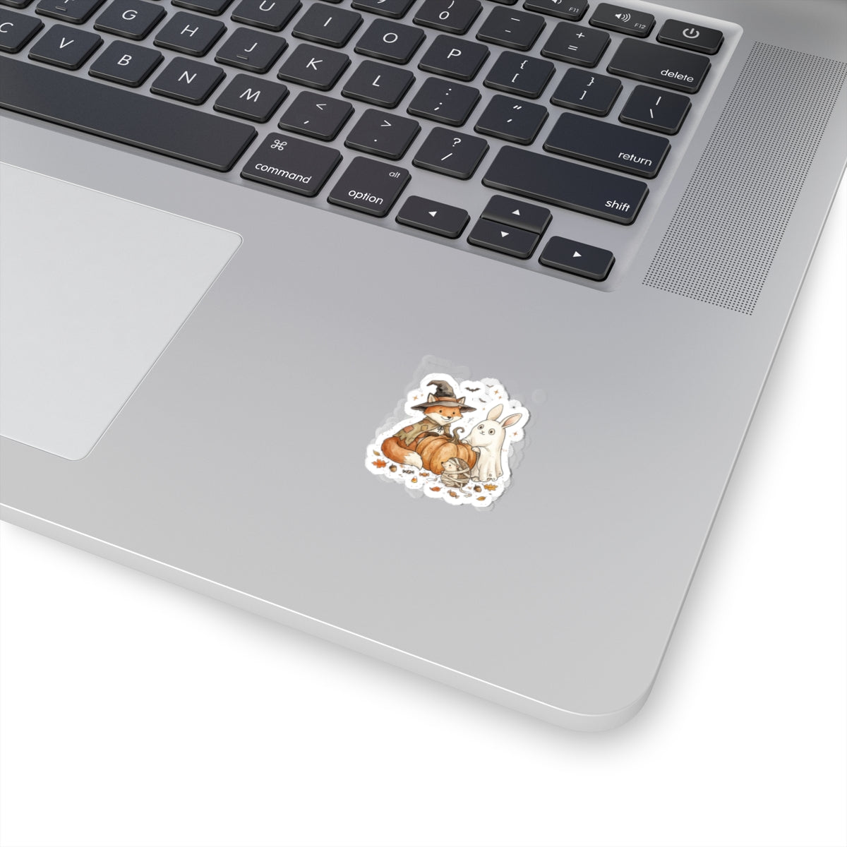 Halloween Fox & Ghost Bunny Sticker | Spooky Animals, Pumpkin Halloween Sticker