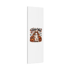 Halloween Highland Cow Ghost Matte Canvas