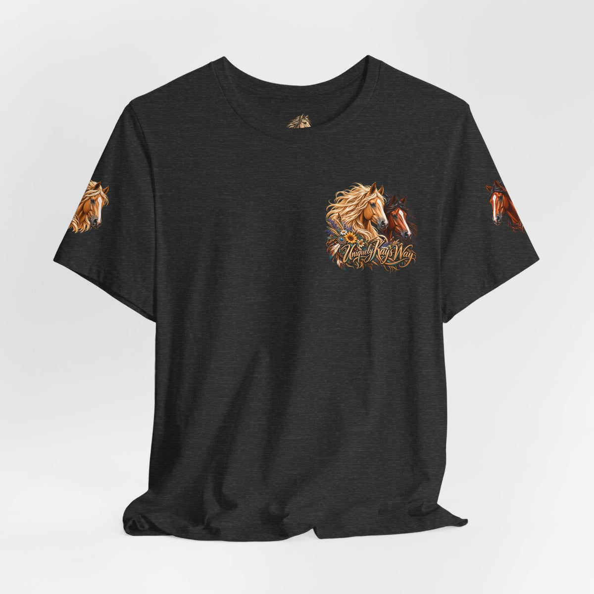 UKW Horse Collection — Vintage Equestrian Graphic T‑Shirt