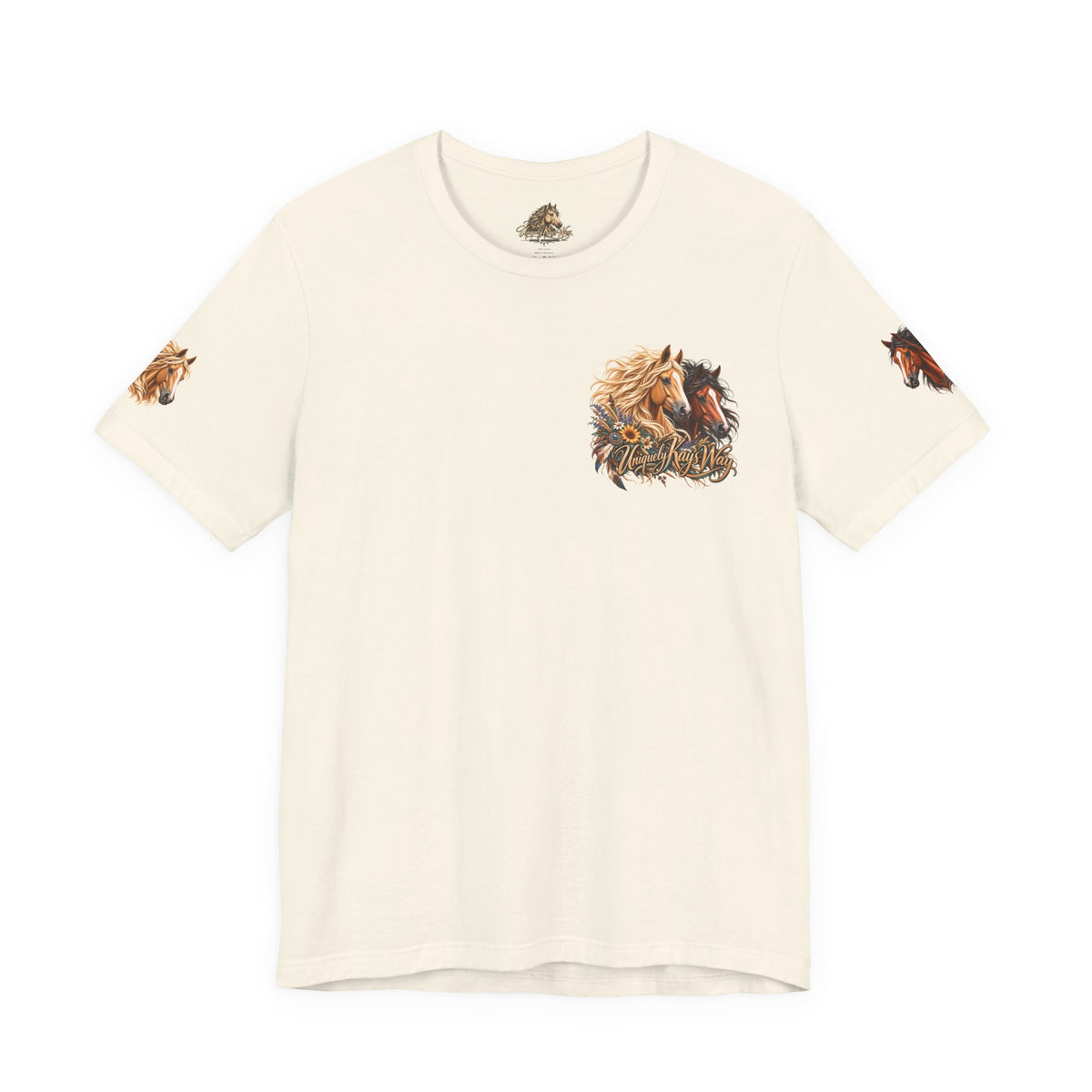 UKW Horse Collection — Vintage Equestrian Graphic T‑Shirt