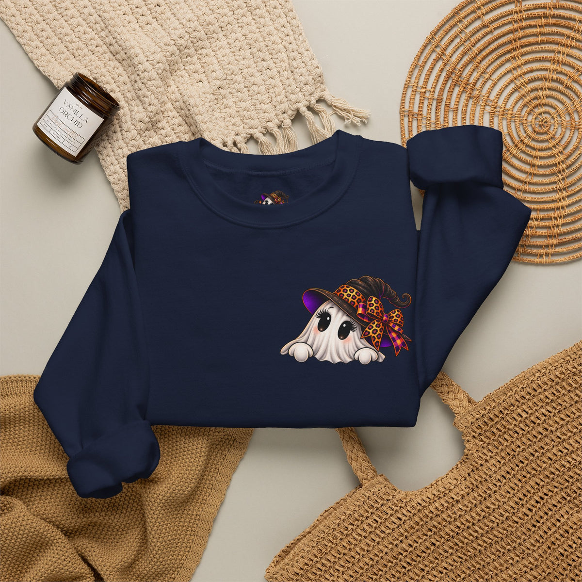 Boo Y’all Halloween Ghost Crewneck Sweatshirt