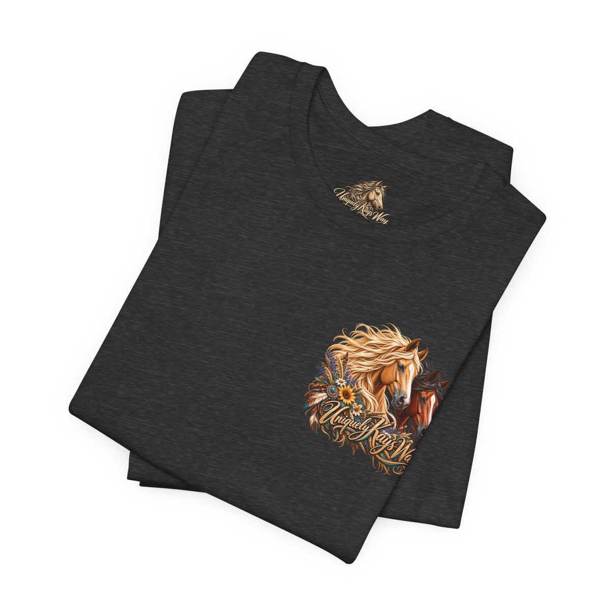 UKW Horse Collection — Vintage Equestrian Graphic T‑Shirt