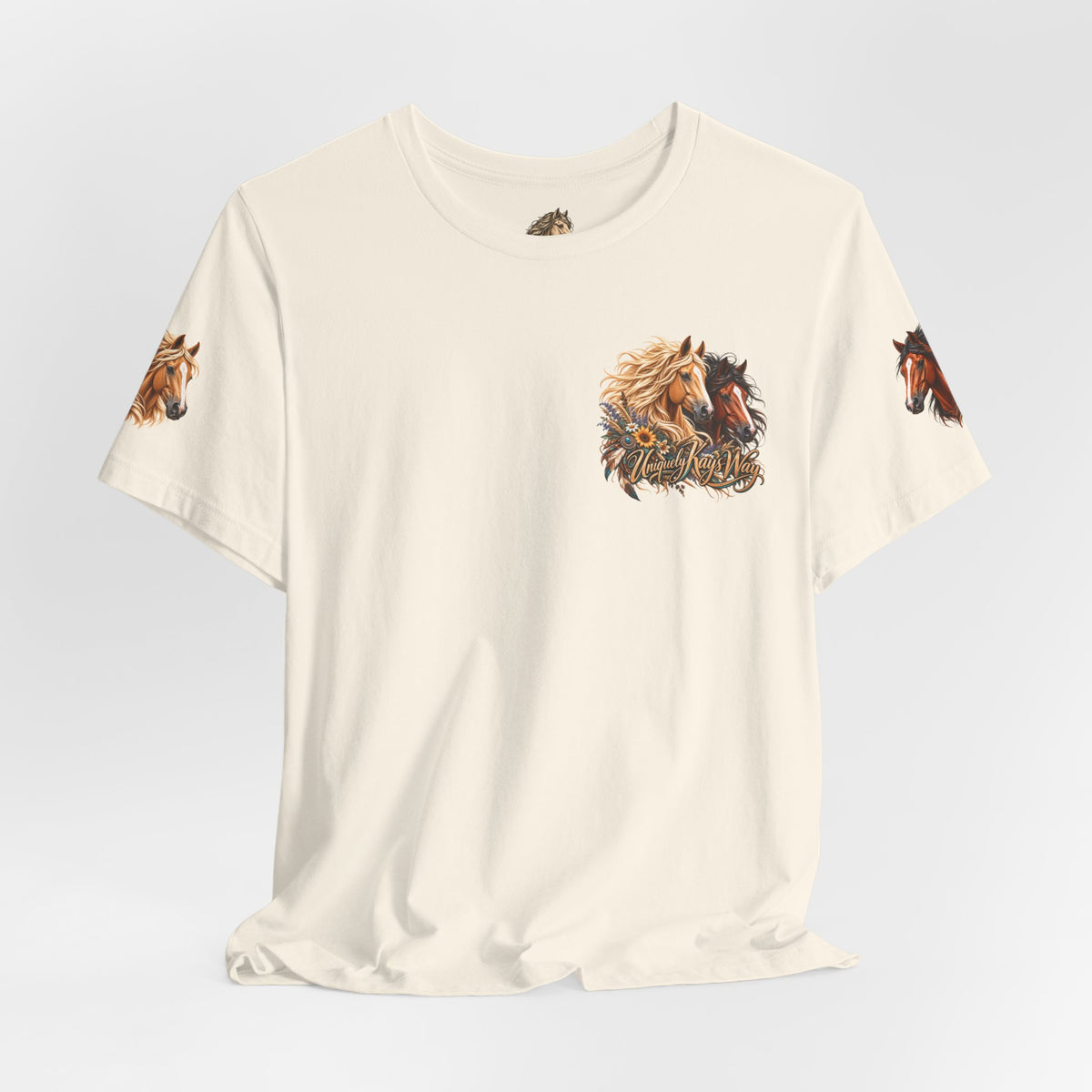UKW Horse Collection — Vintage Equestrian Graphic T‑Shirt