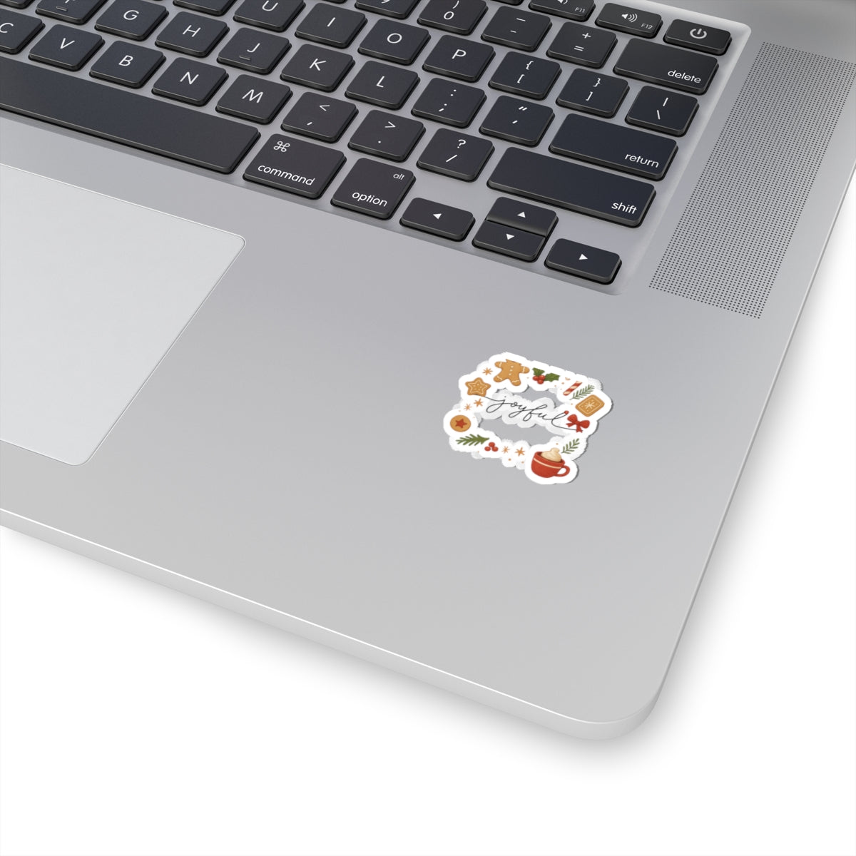 Joyful Holiday Sticker — Christmas Gingerbread & Cocoa Kiss-Cut Sticker Pack