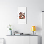 Halloween Highland Cow Ghost Matte Canvas