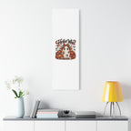 Halloween Highland Cow Ghost Matte Canvas