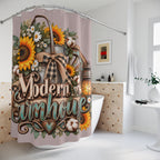 Modern Farmhouse Sunflower Shower Curtain