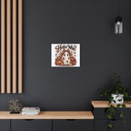 Halloween Highland Cow Ghost Matte Canvas
