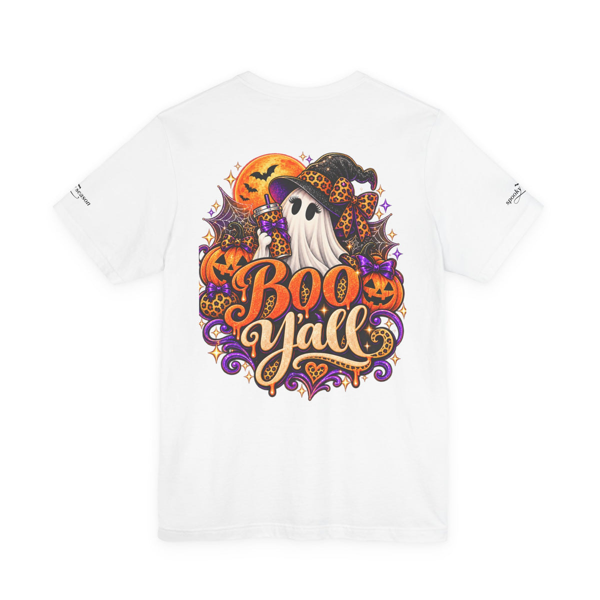 Boo Y’all Halloween Ghost Graphic Tee