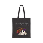 Personalized “Print It Your Way” Ghost Halloween Canvas Tote Bag