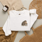 UKW Horse Collection - Palomino & Bay Sweatshirt - Equestrian Logo Crewneck