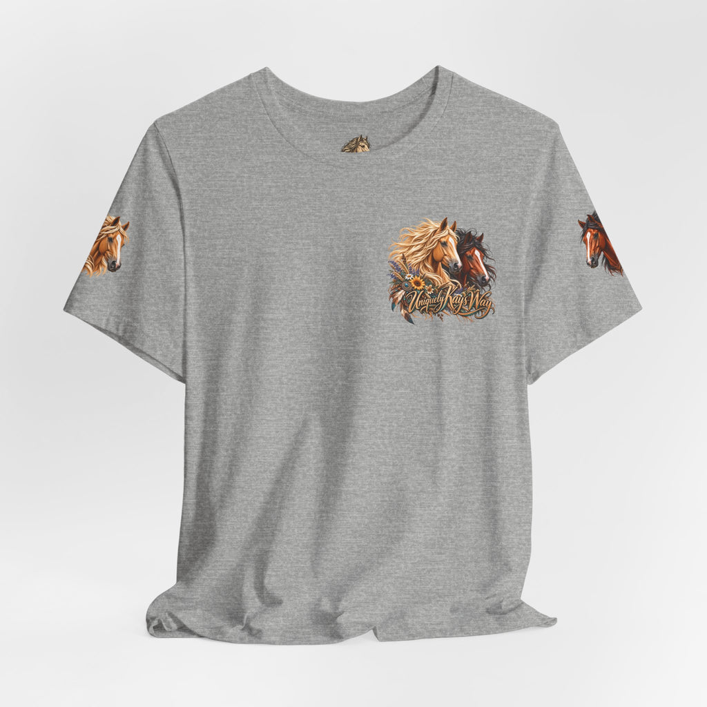 UKW Horse Collection — Vintage Equestrian Graphic T‑Shirt