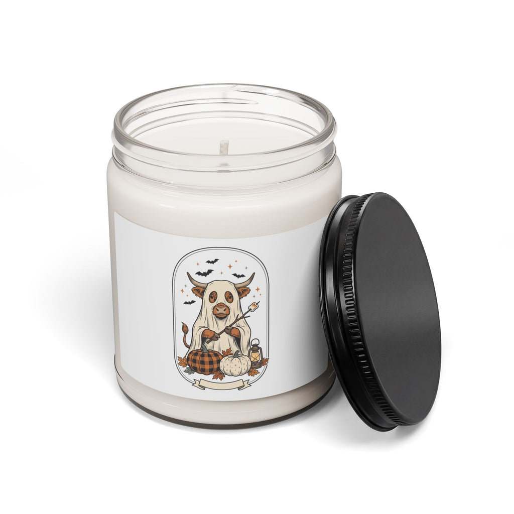 Spooky Pup Witch Candle, Soy Jar Candle | Spooky Animals Halloween Decor