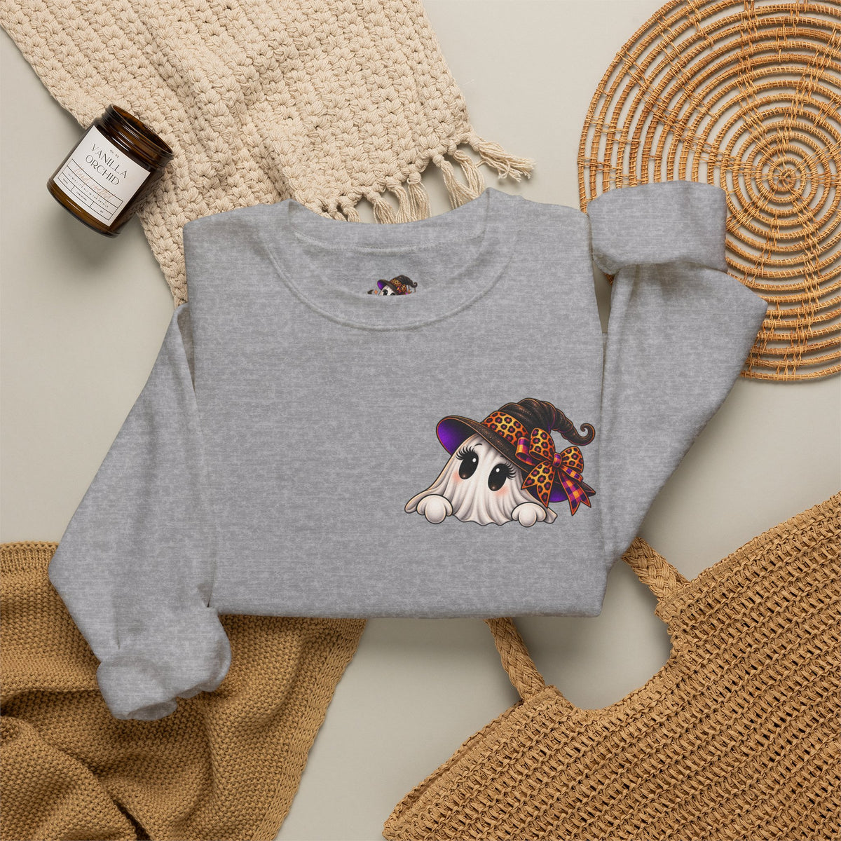 Boo Y’all Halloween Ghost Crewneck Sweatshirt