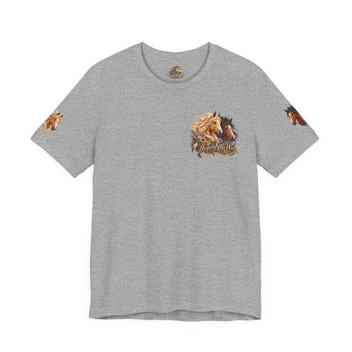 UKW Horse Collection — Vintage Equestrian Graphic T‑Shirt
