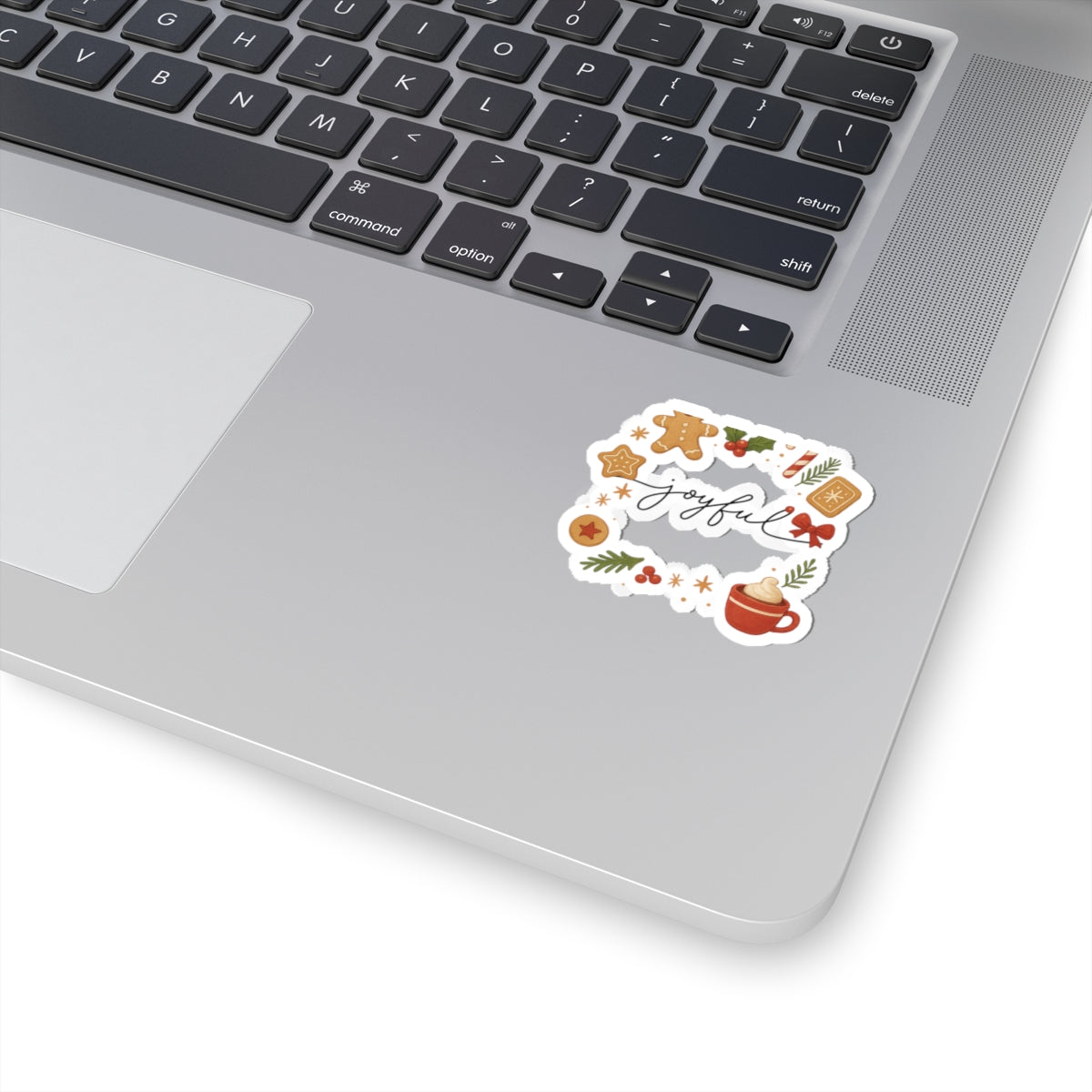 Joyful Holiday Sticker — Christmas Gingerbread & Cocoa Kiss-Cut Sticker Pack