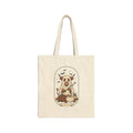 Spooky Halloween Dog Tote | Canvas Pumpkin Bat Autumn Tote