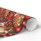 Highland Cow Christmas Wrapping Paper
