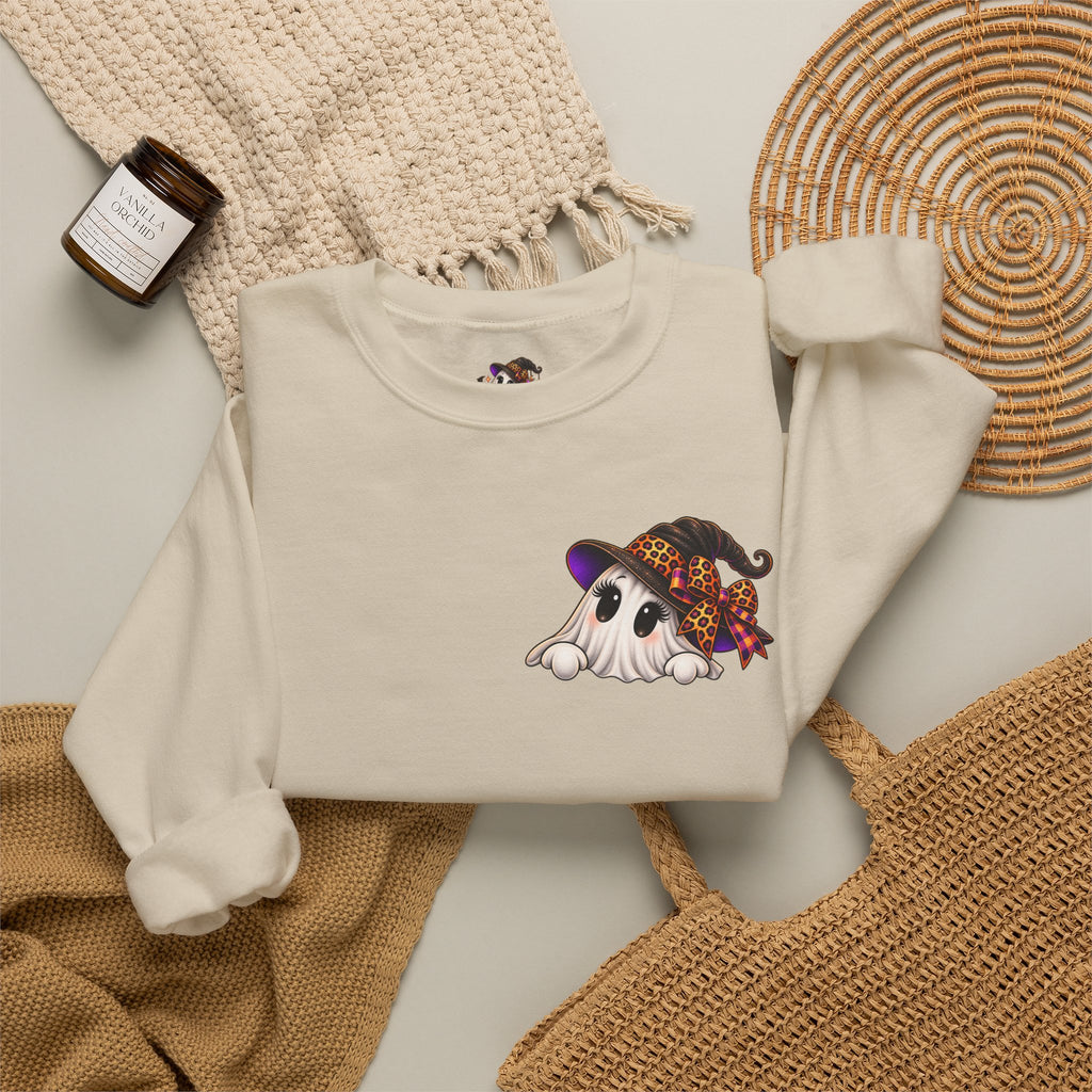 Boo Y’all Halloween Ghost Crewneck Sweatshirt