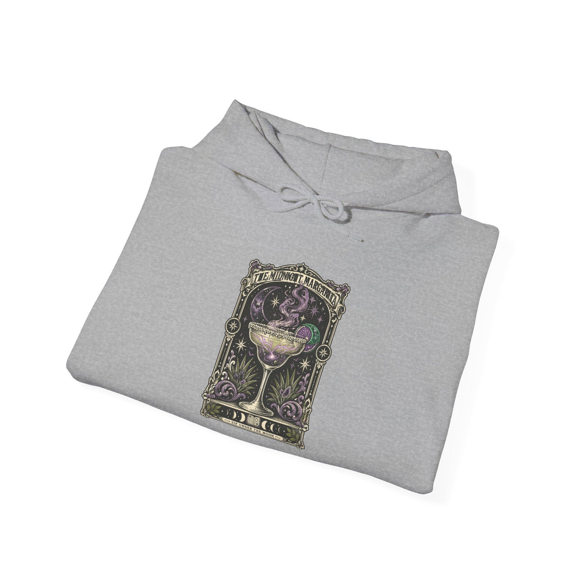 Midnight Margarita Tarot Style Hoodie | Cocktail Gothic, Moonlit Baroque