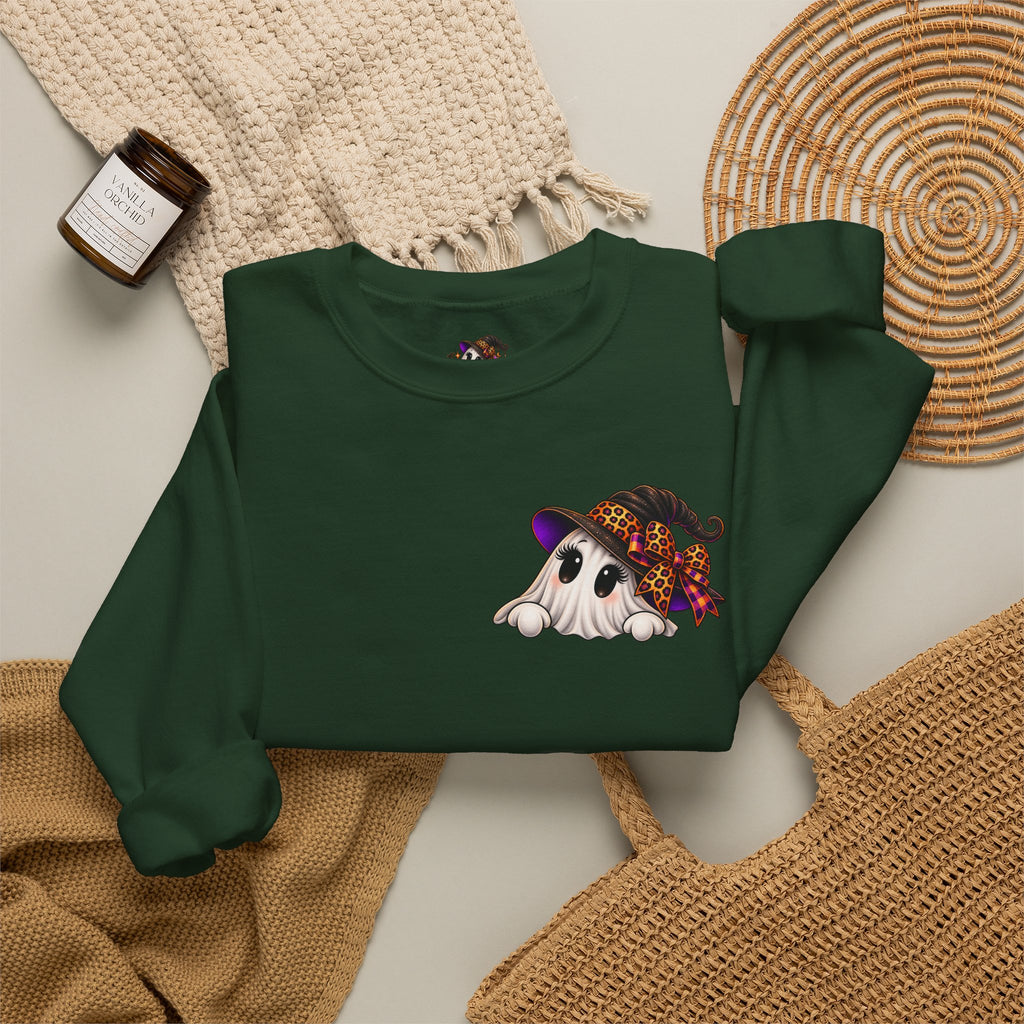 Boo Y’all Halloween Ghost Crewneck Sweatshirt
