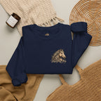 UKW Horse Collection - Palomino & Bay Sweatshirt - Equestrian Logo Crewneck