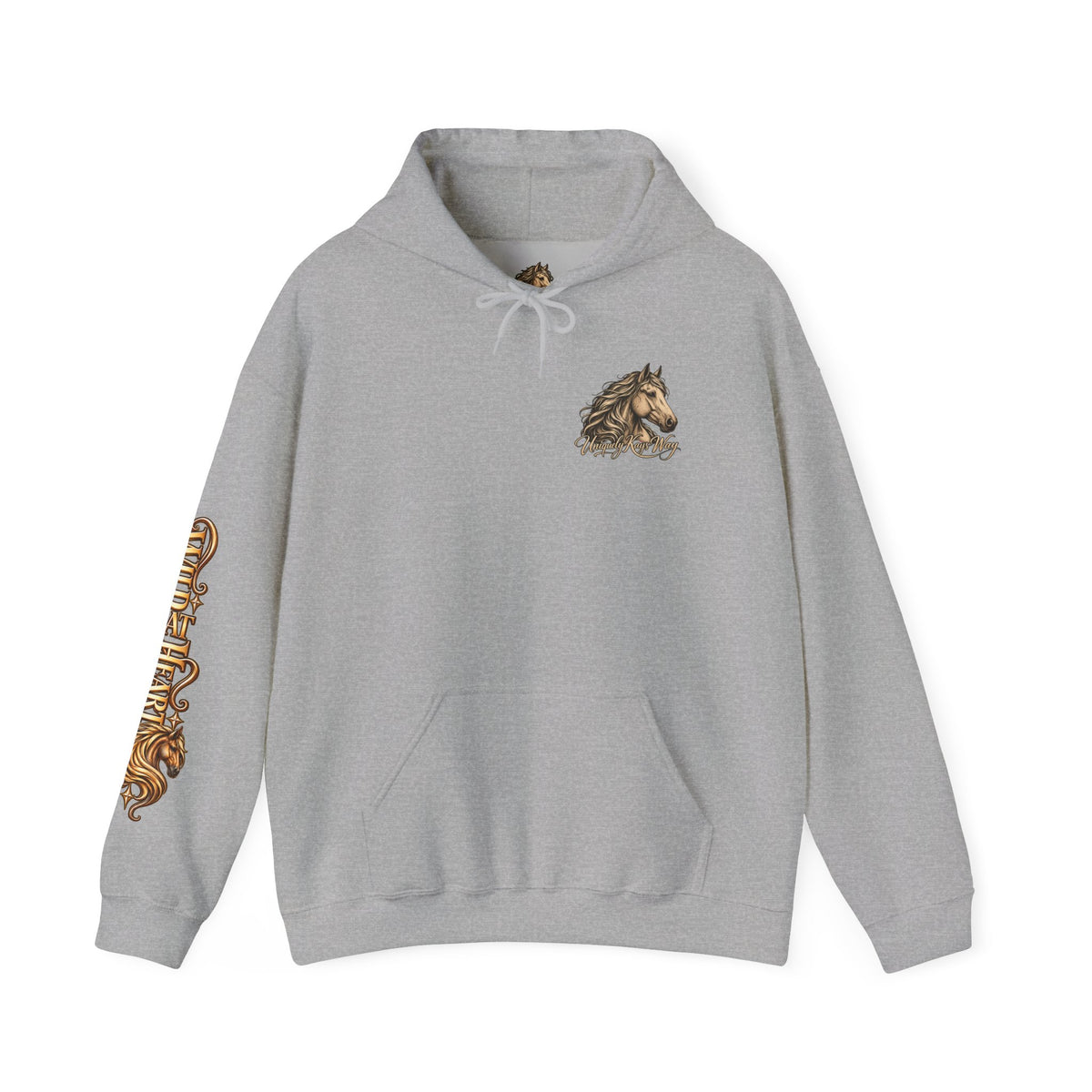 Horse Lover Western Equestrian Art Hoodie