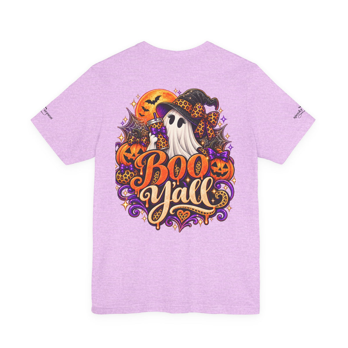 Boo Y’all Halloween Ghost Graphic Tee