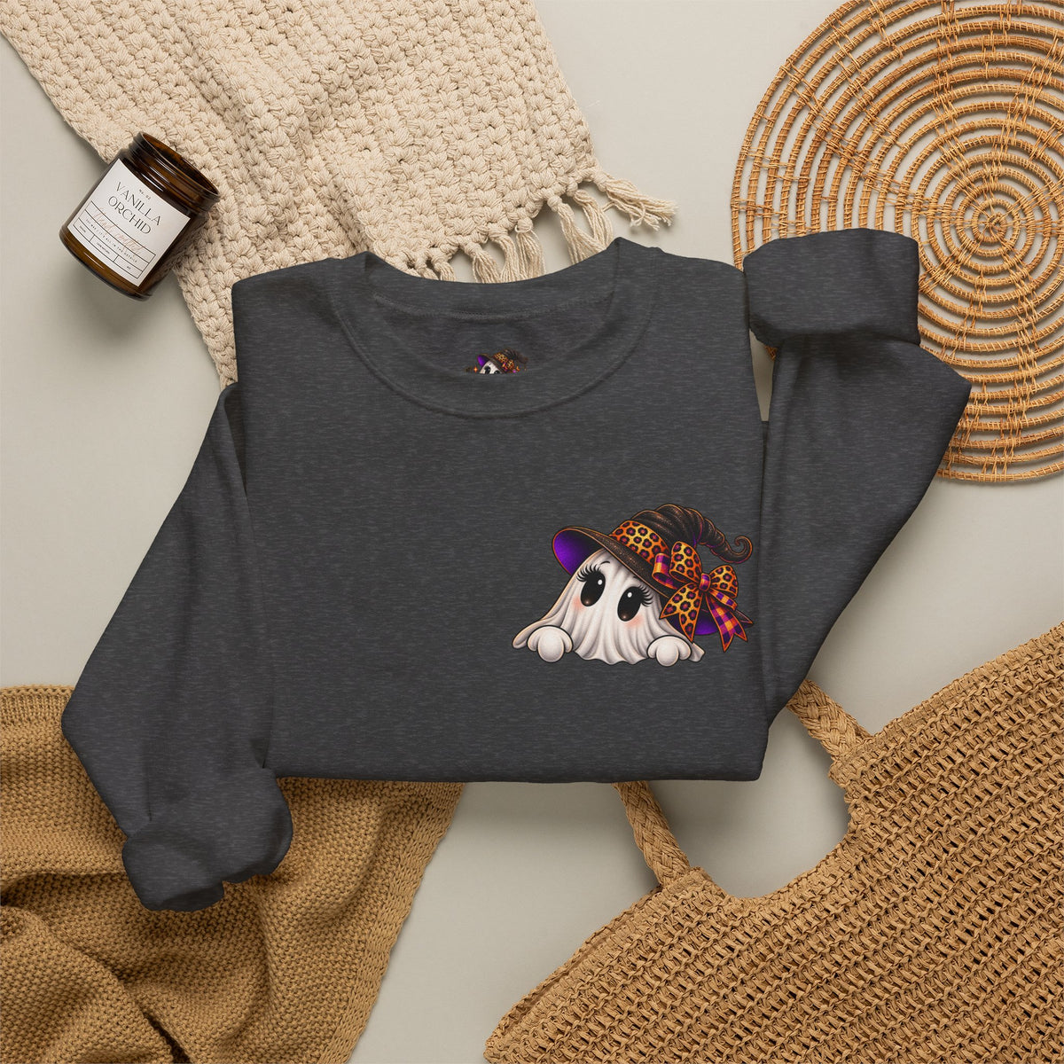 Boo Y’all Halloween Ghost Crewneck Sweatshirt