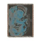 Personalized Photo & Message Woven Blanket – Custom Family, Baby, Pet & Keepsake Gift