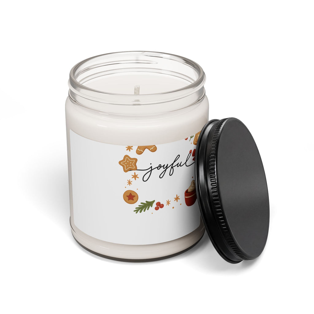 Joyful Holiday Scented Soy Candle — 9oz Christmas Spice Aroma
