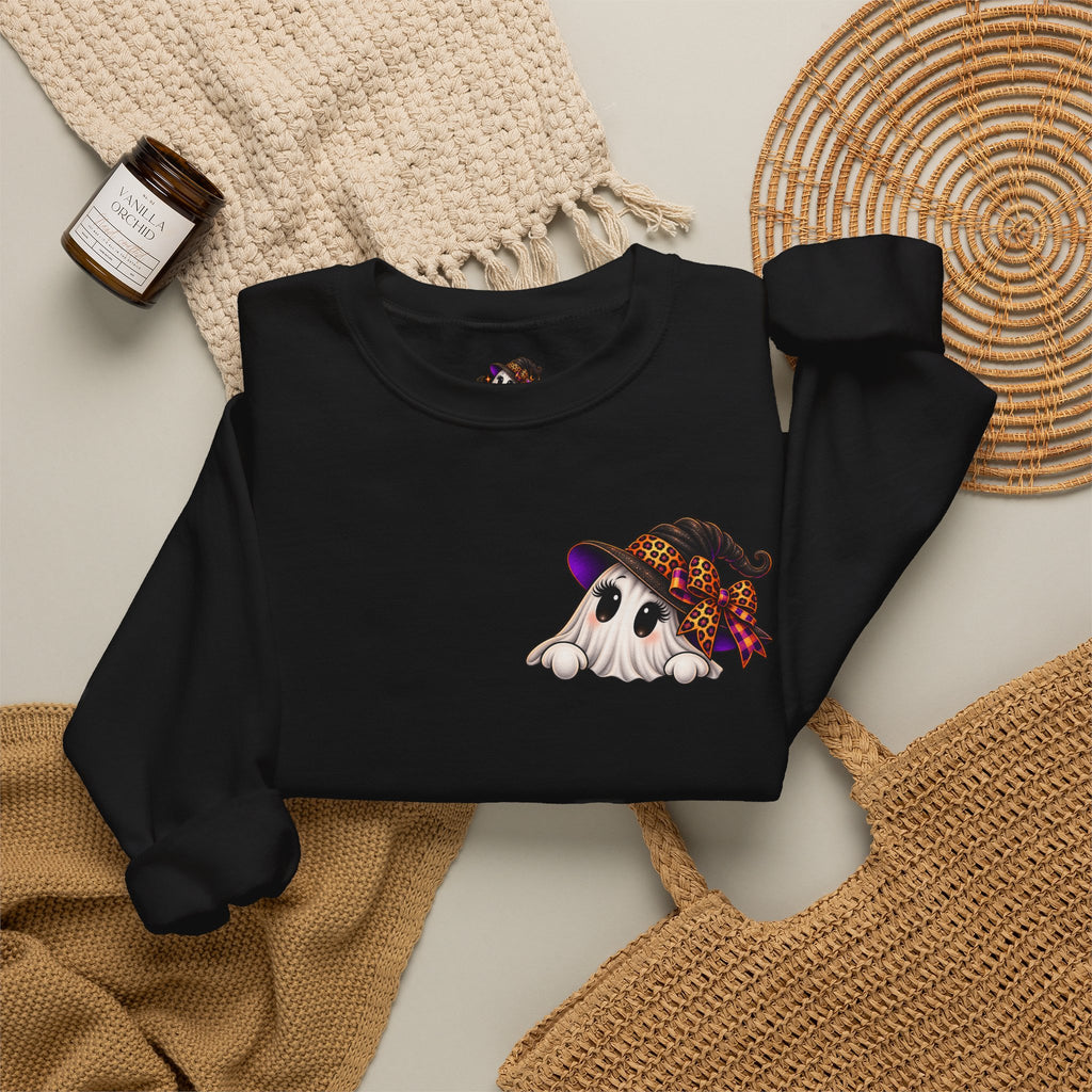 Boo Y’all Halloween Ghost Crewneck Sweatshirt