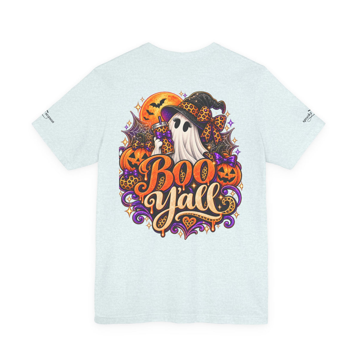 Boo Y’all Halloween Ghost Graphic Tee
