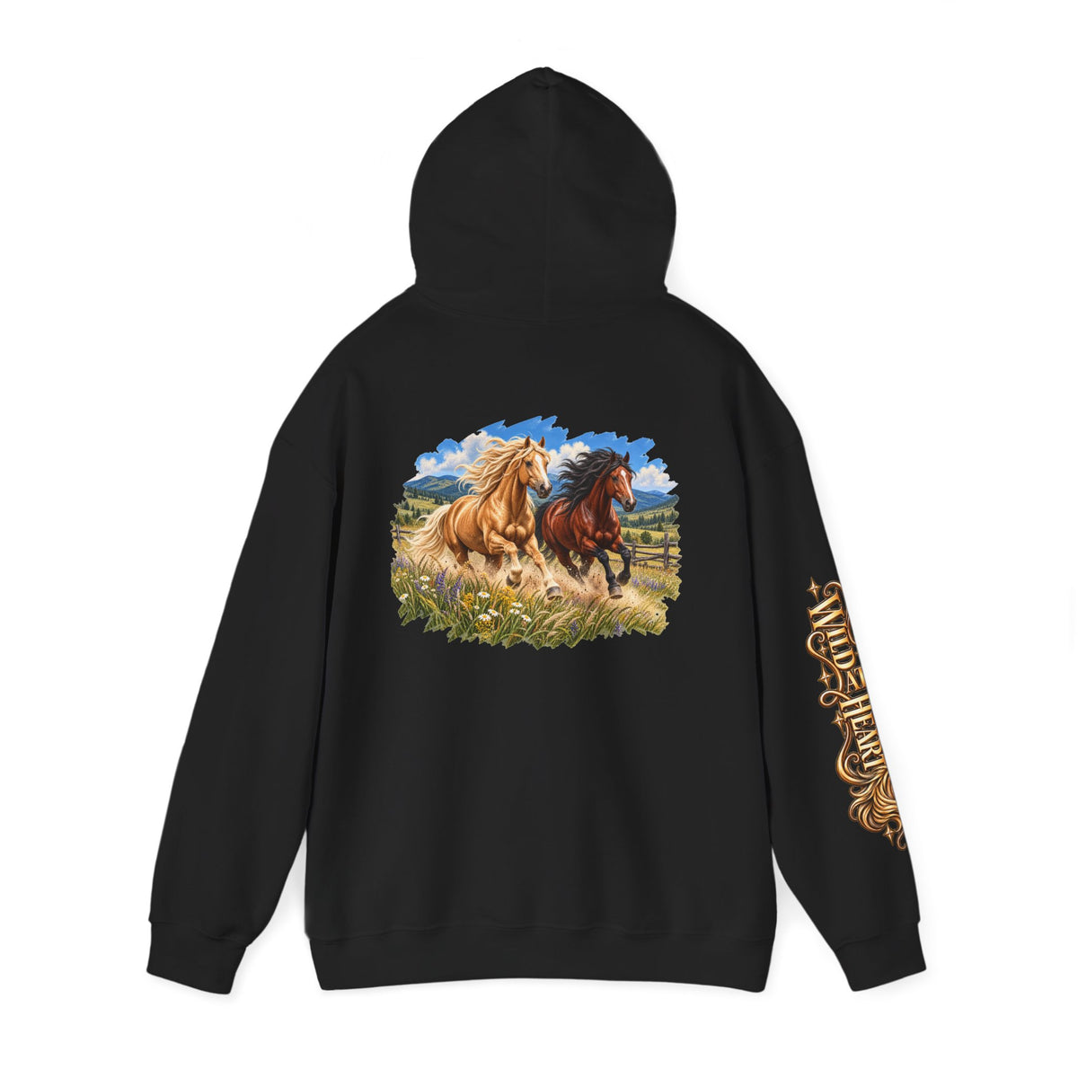 Horse Lover Western Equestrian Art Hoodie