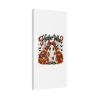 Halloween Highland Cow Ghost Matte Canvas
