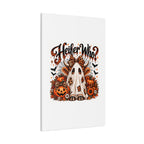 Halloween Highland Cow Ghost Matte Canvas