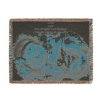 Personalized Photo & Message Woven Blanket – Custom Family, Baby, Pet & Keepsake Gift