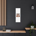 Halloween Highland Cow Ghost Matte Canvas