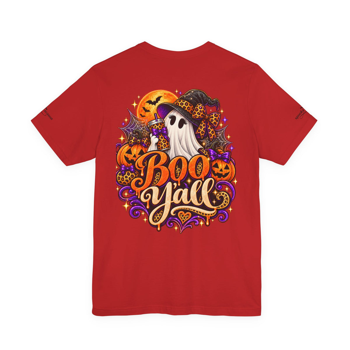 Boo Y’all Halloween Ghost Graphic Tee
